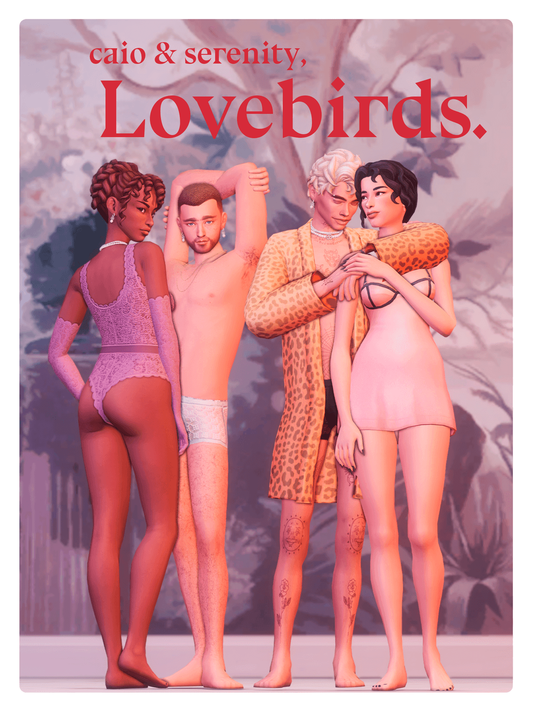 Скриншот мода Коллекция нижнего белья Lovebirds